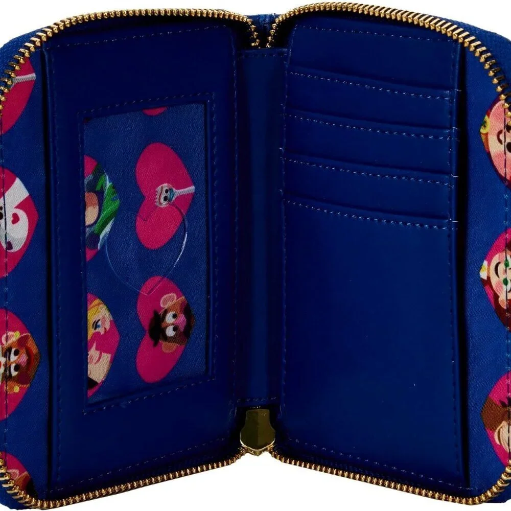 Toy Story Wallet Faux Leather Zip Around Cartoon Style Womens Gift